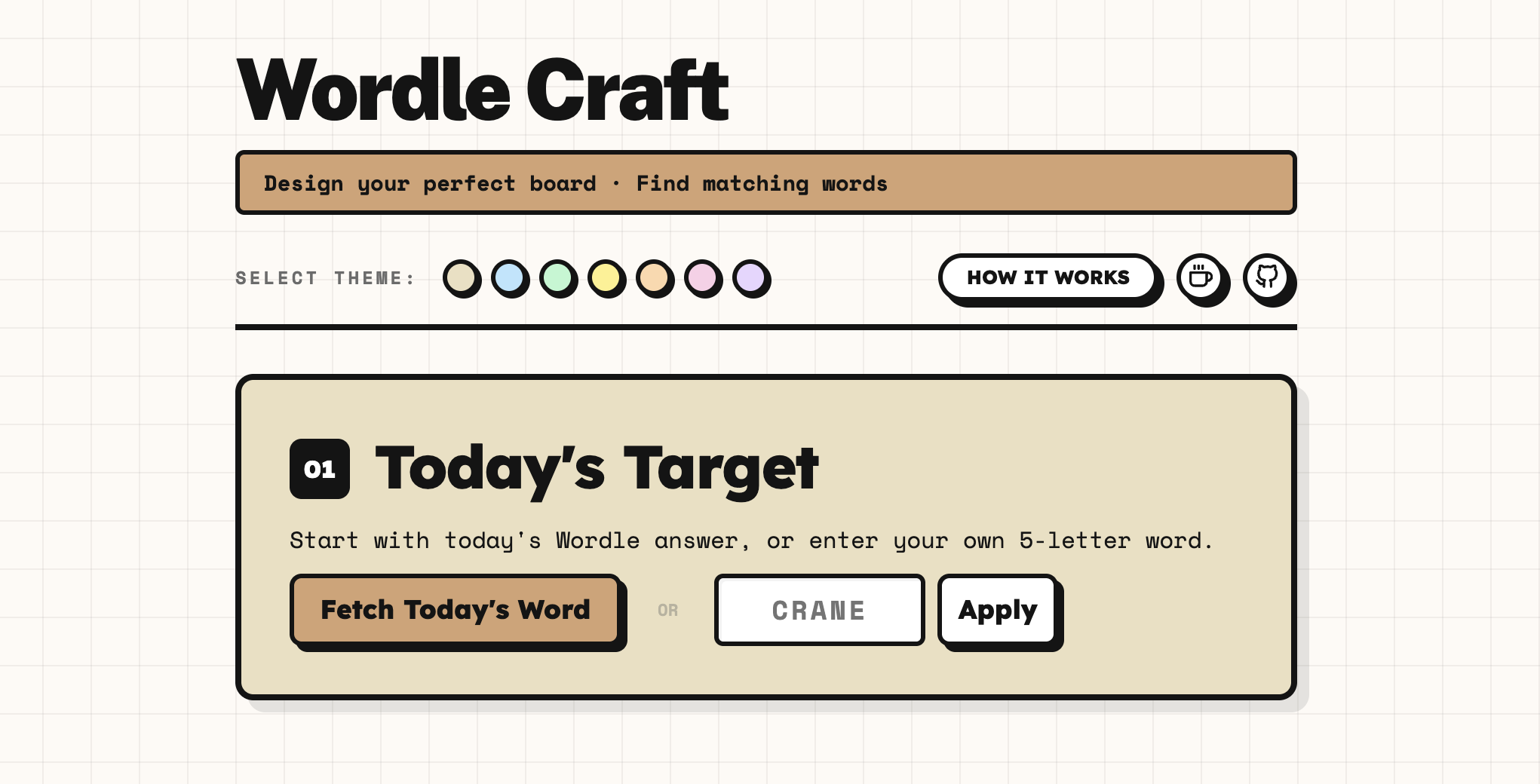 Wordle Craft
